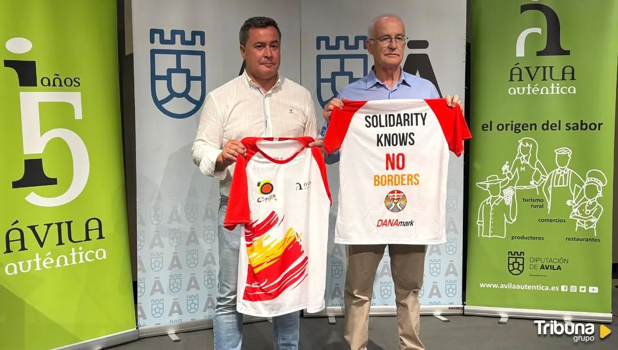 The T-shirt presented with Ávila Auténtica at a press conference