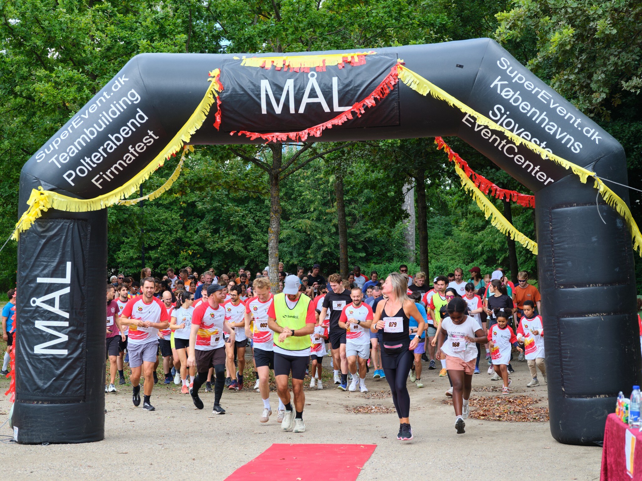 Runners in Fælledparken